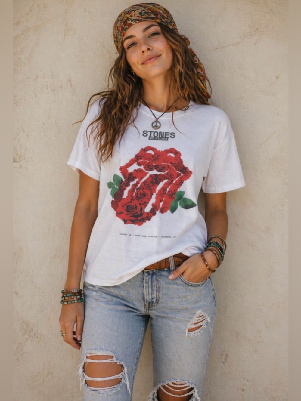 Rolling Stones “No Filter” Rose Bowl Stadium Concert T-Shirt